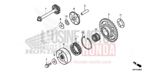 STARTING CLUTCH CBR1000RAJ de 2018